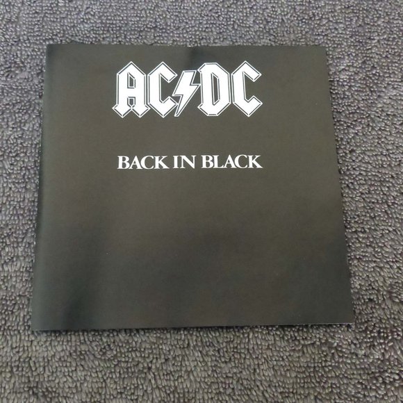 AC/DC Back In Black CD BMG Direct Marketing Club Edition Atco D105828 1980 Rock - Picture 10 of 12